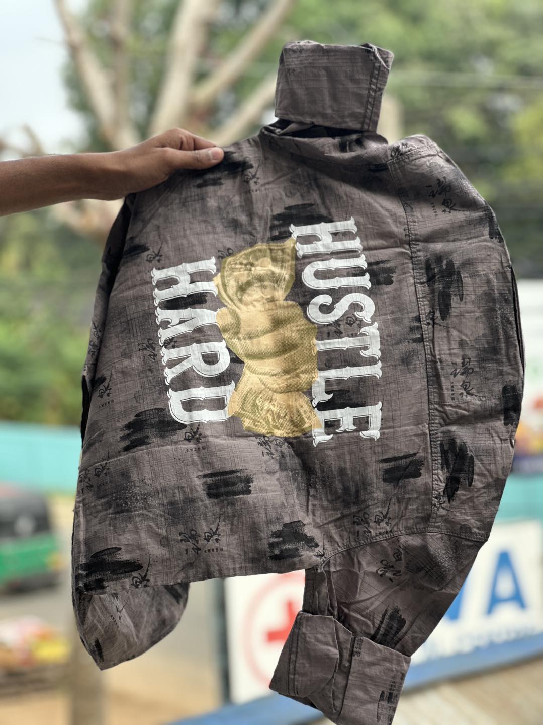 Metallic Party Shirt lifestyle shot